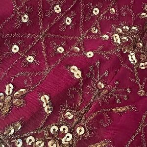 Embroidered Sequin Fabric